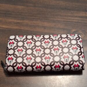 Disney Black and White Minnie Mouse Wallet